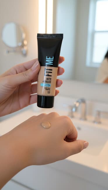 tecni kolagen lilly: Maybelline New York Fit Me Matte + Poreless tečni puder - Tip: tečni — 1