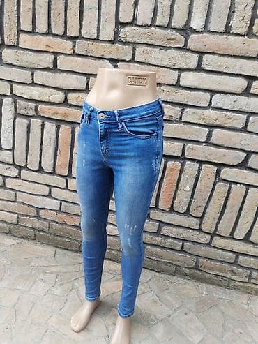 odeća za krupne: Fioretto farmerke – veličina S - Model: skinny/uz telo, srednji struk — 2