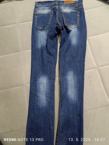Women's Clothing: Iscepane farmerice veličina 28, prizvodjač Novi Pazar, materijal — 2