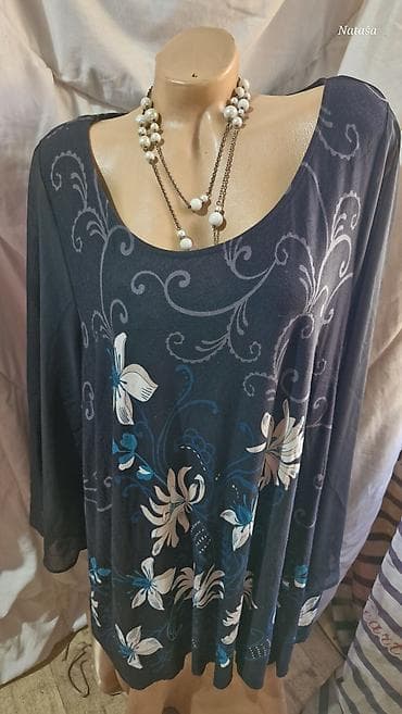 koton bluze: 3XL Ewie 800din Duža elegantna pamučna sa elastinom pogledaj rukave — 1