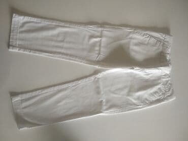 zara pantalone visoki struk: 110-116, color - White — 11