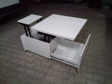 sto i klupe od paleta: Transformer sto Sto 2 u 1 80*80 / 160*80 U svim bojama univera Klasik — 6