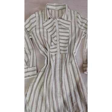 Donji delovi trenerke: A-Dress L, bоја - Bela, Oversize, Dugih rukava — 5