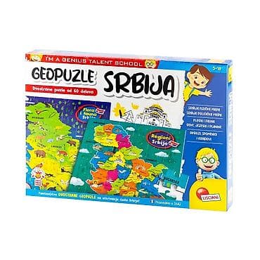 Slagalica Geopuzle Moja Srbija 2u1 (šifra: 52755-11-100) Otkrijte
