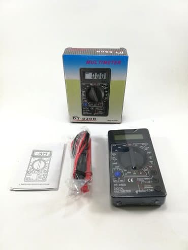 Ampermetri: Digitalni unimetar DT-830 B sa meracem temperature Nov,neotpakovan — 1