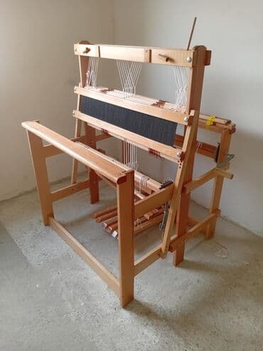 Clamps: Tkački razboj od bukovog/drvenog masiva – stojeći, sa više osnova za — 1