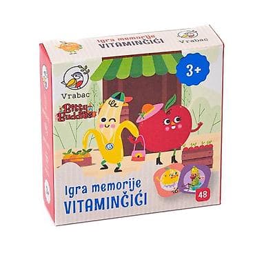 Vrabac – Igra memorije “Vitaminčići” • Šifra proizvoda: 2300 •