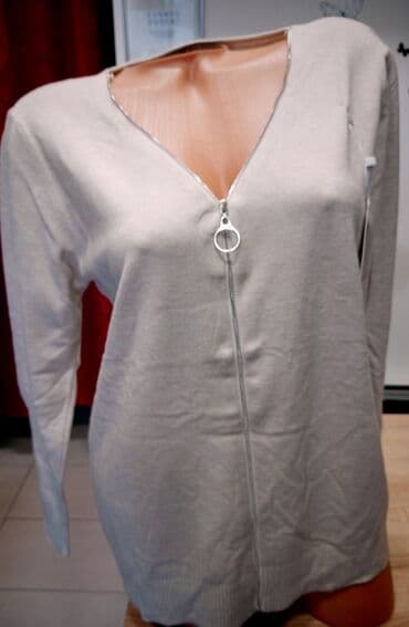 Ženski džemperi pamuk- kašmir vuna elastin vel. M. L. Xl. 2xl cena — 4