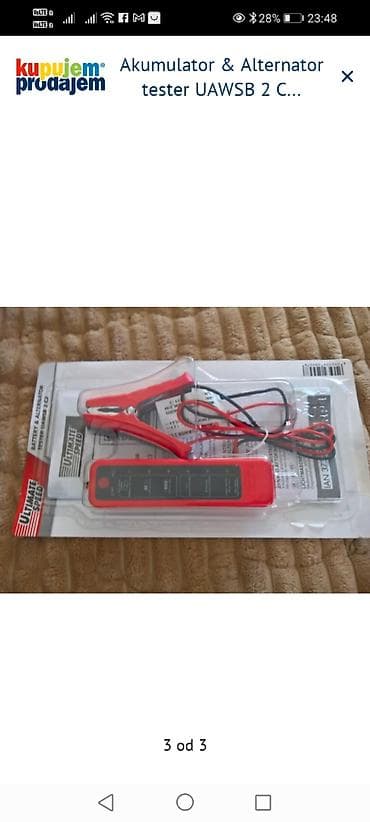 manometar za klime: Ultimate Speed UAWSB 2 C – tester akumulatora i alternatora - — 2