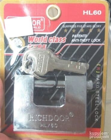 Kućna hemija i proizvodi za kuću: RIchdoor profi katanac 60mm — 1