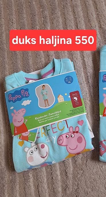 Shorts: Duks-haljina za decu Peppa Pig - Veličina: 92 (prema deklaraciji) - — 1