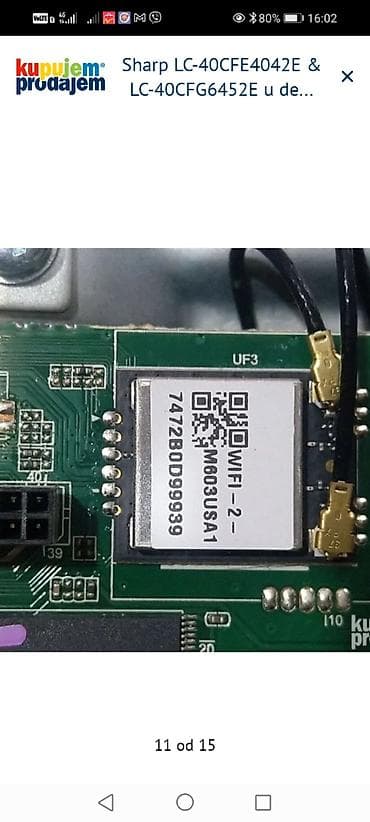 price sa zvucnikom: Sharp LCD televizor, modeli LC-40CFE4042E i LC-40CFG6452E - Ekran: 40 — 4