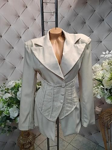 Underwear: Ženski sako-haljina sa duplim kopčanjem - Kroj: sako-haljina dužine — 3