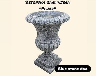 Betonska žardinjera “Pehar” - Materijal: armirani beton - Dizajn