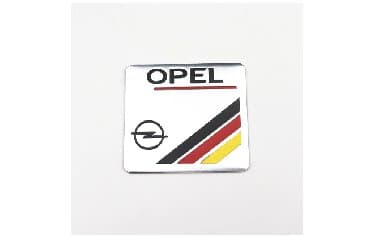 Vozila: Samolepljiva metalna pločica - OPEL 2 Samolepljiva metalna pločica - — 5