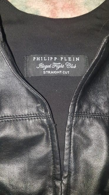 jaknice sa krznom: Philipp Plein S (EU 36), color - Black, Cocktail, Short sleeves — 9