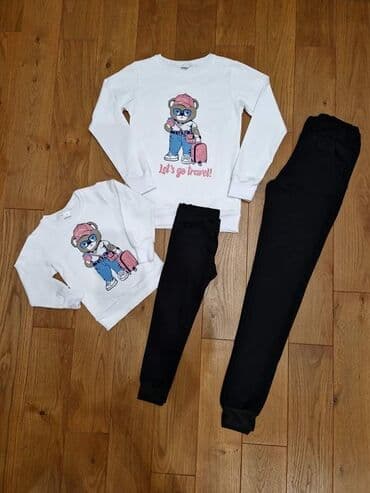 *** *** Pamucne trenerke za mamu i decu u istom dezenu. 🐻🐻 na lalafo.rs *** *** Pamucne trenerke za mamu i decu u istom dezenu. 🐻🐻