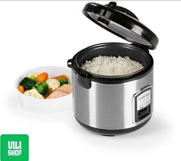 Kitchen Appliances: Moderan aparat za kuvanje pirinča sa kućištem od nerđajućeg čelika i — 1