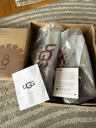 broj obuce u cm: Ugg papuče, bоја - Siva, 41 — 8