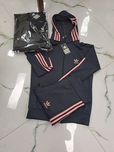 jakne sa prirodnim krznom: Adidas, L (EU 40), Prugasti, bоја - Crna — 8