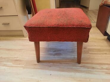 polovan namestaj iz nemacke novi sad: Retro tabure,stolica Dimenzije oko 44x44 cm. Visina oko 36 cm Nogice — 10