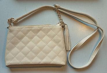 Ženska torbica novo, nekorišćeno boja bež materijal veštačka koža