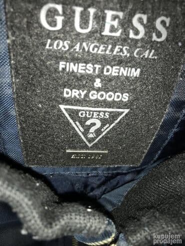 teranova jakne: Original GUESS jakna M Plavosiva boja. Odlicna Ramena 48cm — 3