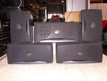 Zvučnici i stereo sistemi: Thomson-5 satelita
3x20w i 2x10w; ispravni. 
fixno 35e — 2