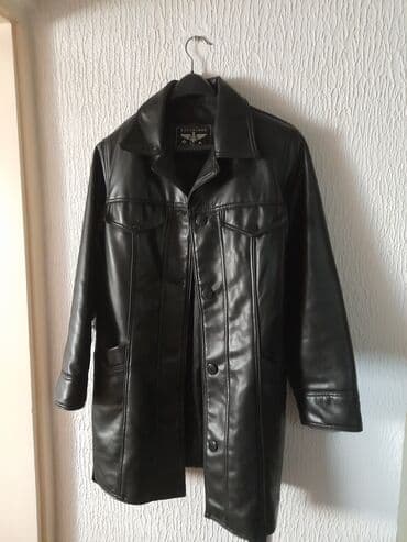 Headgear: Leather jacket Genuine leather, color - Black — 2