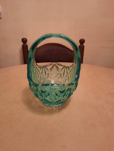 tepih staze na metar: Bowl, color - Green, Used — 5