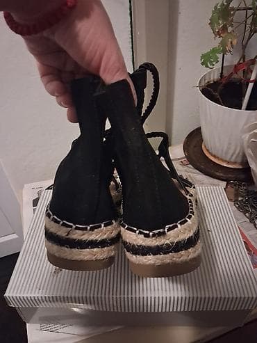 beoshoes sandale: NOVE Ženske sandale sa platformom i vezivanjem oko članka - Boja — 5