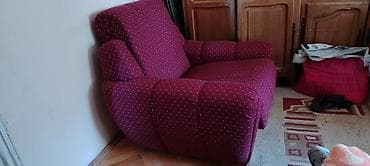 Stilske sofe: Trosed na razvlačenje sa kutijom za posteljinu + tabure+fotelja Lično — 6