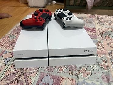 kozna futrola za laptop: Sony PlayStation 4 – bela konzola + 2 bežična DualShock 4 kontrolera — 1