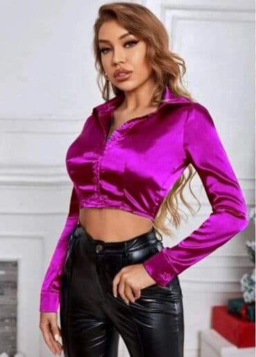 crna satenska kosulja: Kosulje saten 2000 — 7