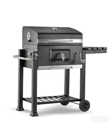 plasticne police: Roštilj na ćumur sa poklopcem i termometrom - Tip: vrtni roštilj na — 2