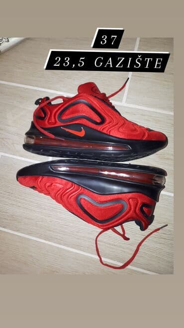 zenske mokasine broj 42: Nike, 37, color - Red — 2