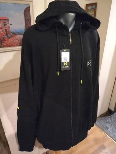 pantalone za punije: Novi muski pamucni duks sa kapuljacom u velikom broju No Copy 6XL — 3