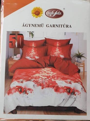 cena goblena: PRAZNIČNI DEZENI Komplet posteljina sadrzi: Dusecni carsav 200x220 — 3