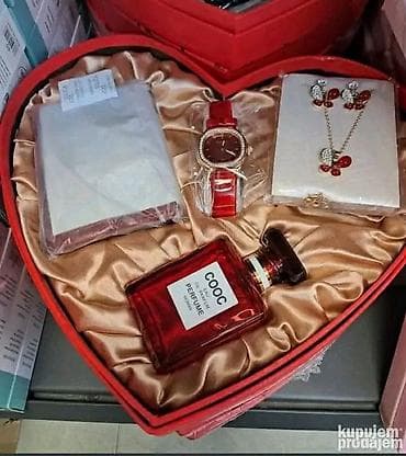 rose gold prstenje: Poklon setovi za dame – elegantno upakovani u ukrasne kutije (u obliku — 1