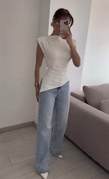 esprit beograd: ✅Asimetrična ženska majica bez rukava
✅1550 din 
S M L — 3