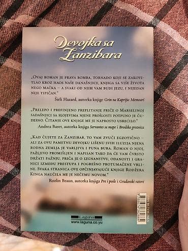 devojka sa bisernom mindjusom slika: Knjiga: Devojka sa Zanzibara – Rodžer King - Izdavač: Laguna - Jezik — 2