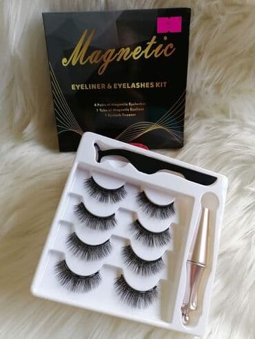 magnetni ajlajner: HIT CENA 1400 dinara 🧲Magnetne trepavice set + magnetni ajlajner Set — 4