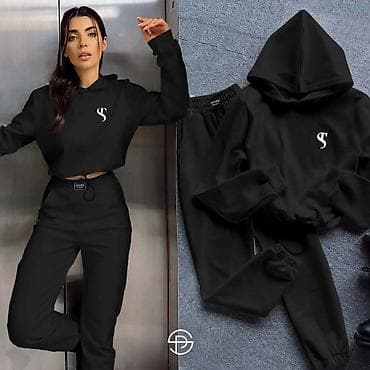 nike windrunner jakna: Ženski komplet trenerke – dukser sa kapuljačom + donji deo - Gornji — 1