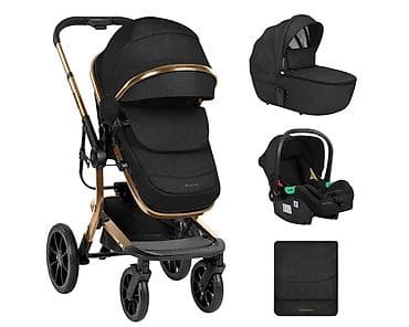 bebetto kolica: KIKKA BOO Kolica IRENE premium 3u1 set sa I-Size autosedištem i tvrdom — 1