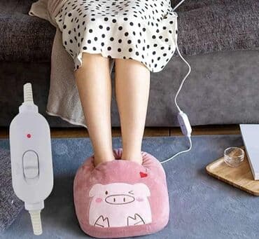 set za nokte lidl: I. 12. Grejac za stopala 2 u 1 slatki čupavi zimski grejač masažer za — 2