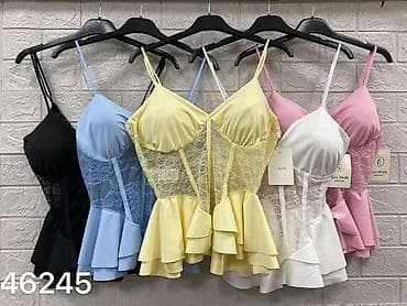 Sakoi: 🔥Ženski top/korset sa tankim bretelama i peplum volanima
✅1999 din — 7