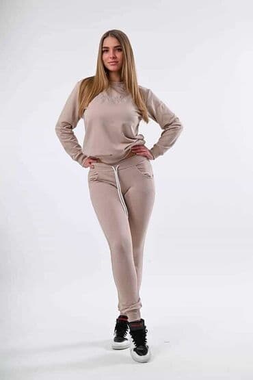 tech fleece zuti: Ženska dukserica žute boje sa dugim rukavima i okruglim izrezom — 10
