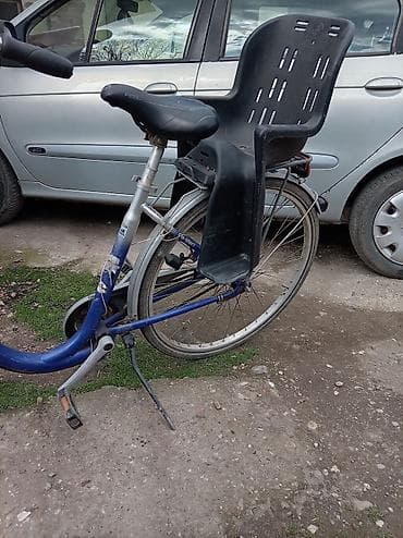 Dečije sedište za bicikl sa naslonom i bočnom zaštitom. - Montira se