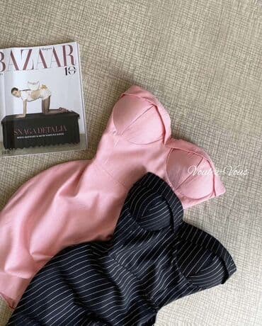 ysl sako: M (EU 38), bоја - Roze, Koktel, klub, Top (bez rukava) — 1