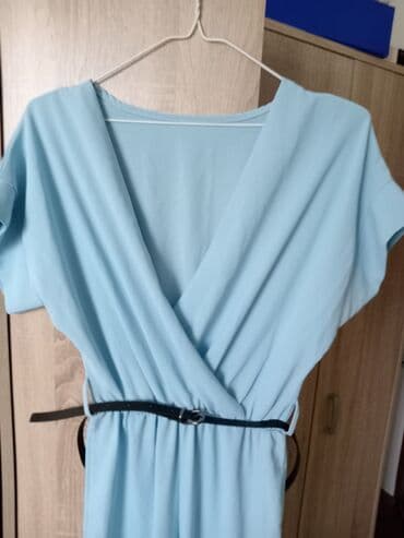 Ski suits: S, M, L, Single-colored, color - Light blue — 2